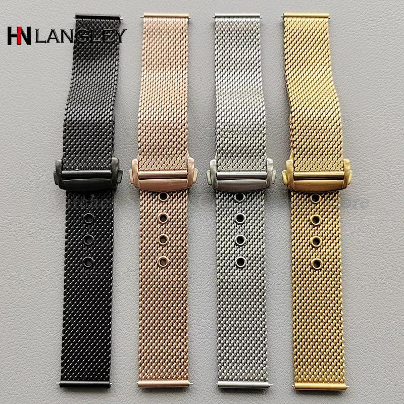 Omega Watch Seamaster - 20mm 22mm Mesh Milanese Watch Bracelet