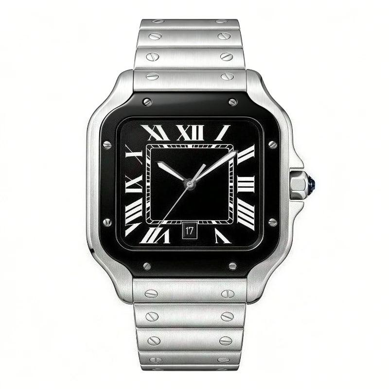 New Luxury Men's Quartz Watch  - Cartier Watch Tank ulasan dan harga