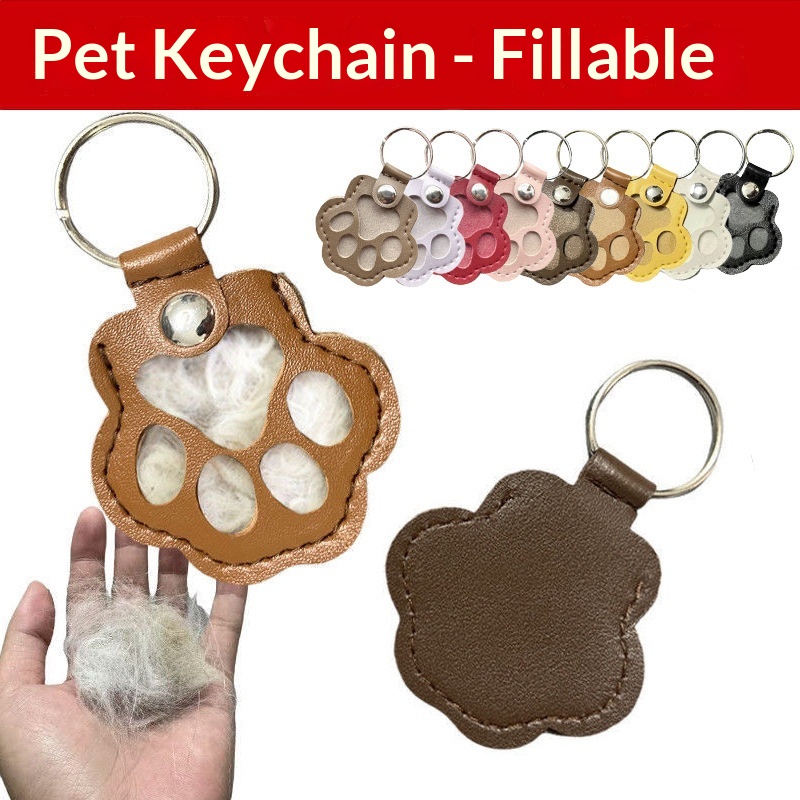 Dog Hair Collector Keychain Le - Leather Strap Quick Release ulasan dan harga
