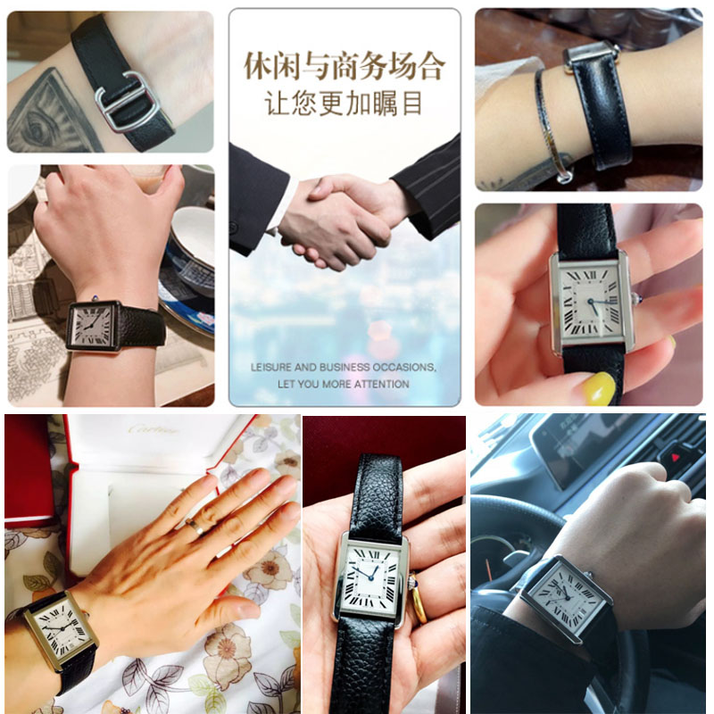 For Cartier TANK SOLO RONDE DE - Cartier Watch Tank ulasan dan harga