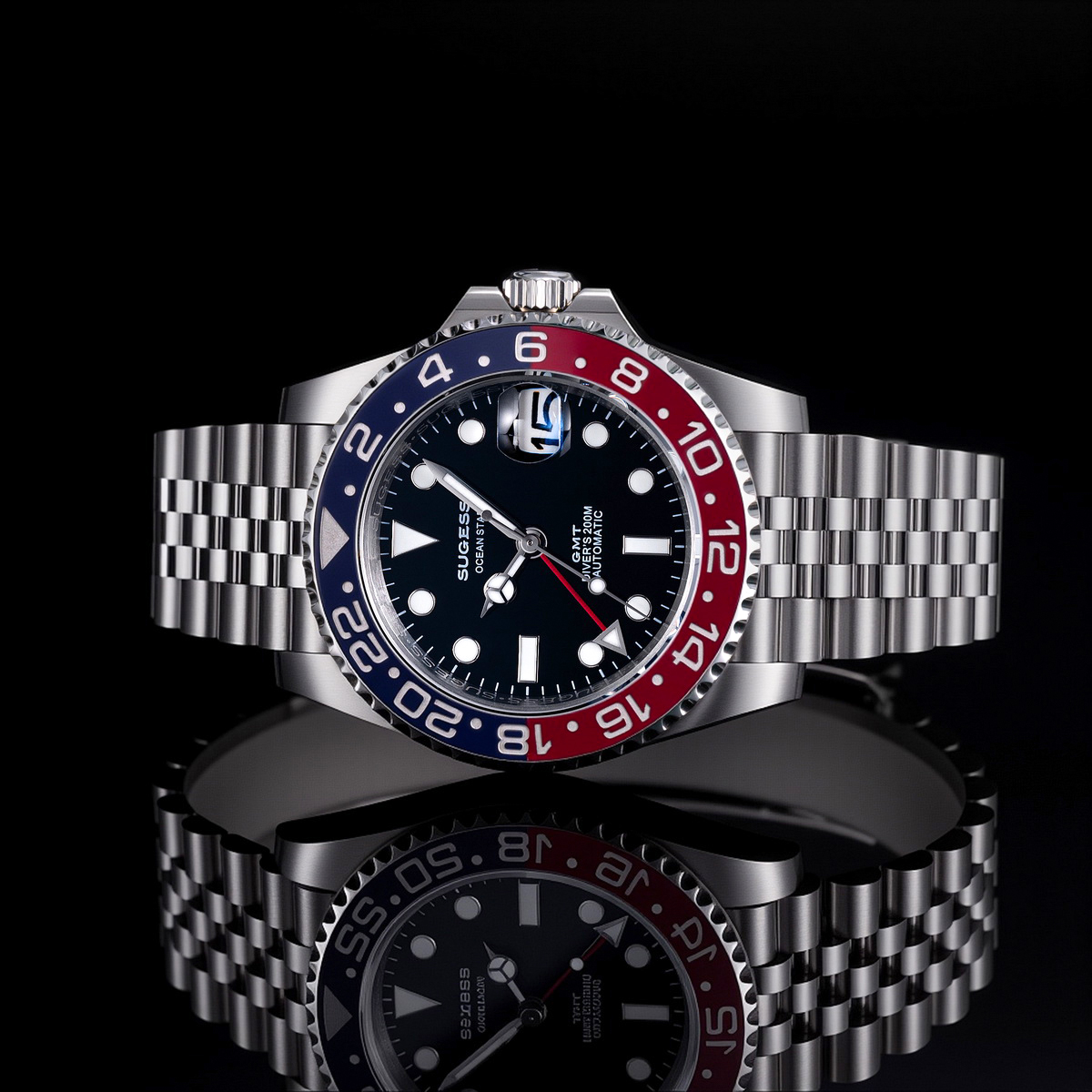 Sugess GMT Diving Watch of Men - Rolex Watch Datejust ulasan dan harga