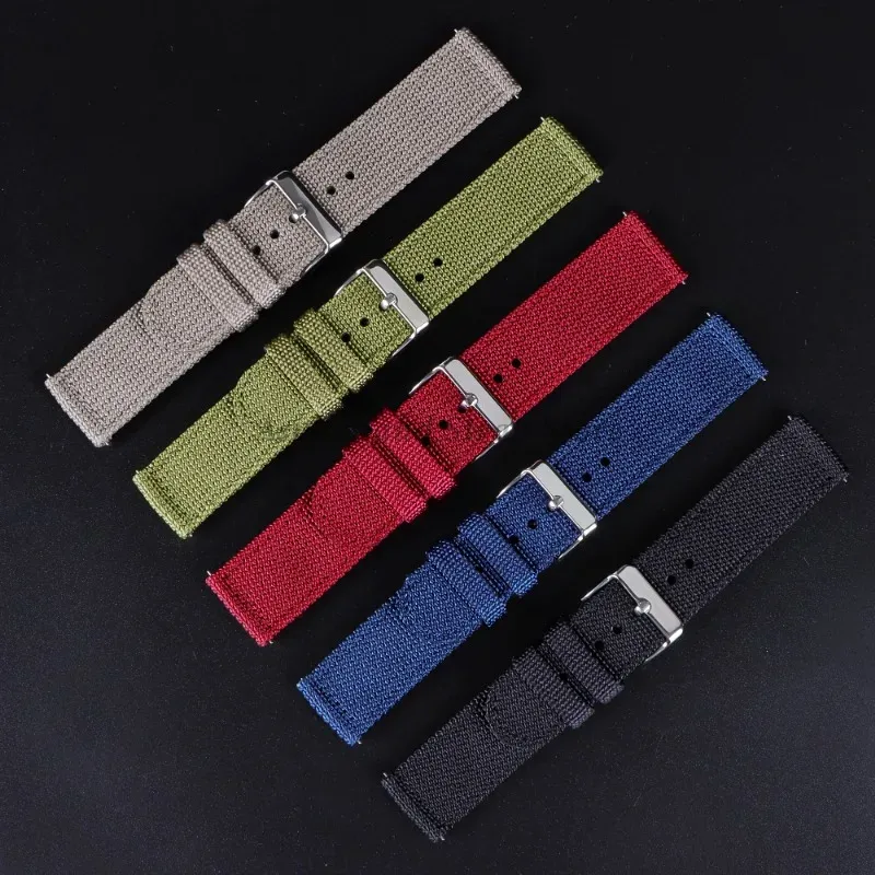 18 20 22 24mm Nylon Canvas Str - Nato Strap Nylon ulasan dan harga