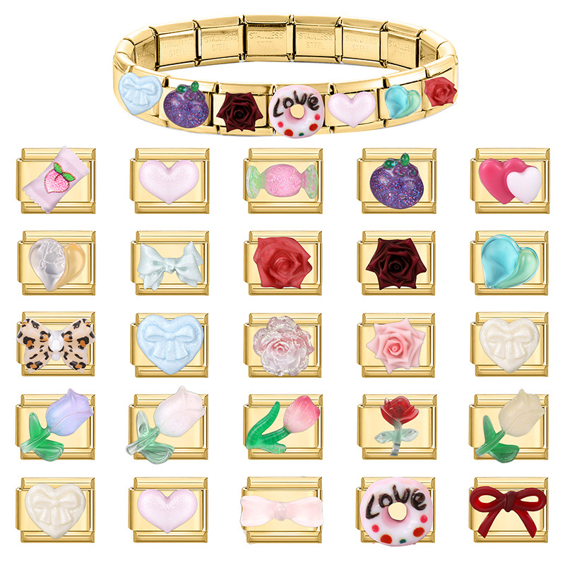 New Vintage Glitter Sun Flower - Butterfly Clasp Deployant ulasan dan harga