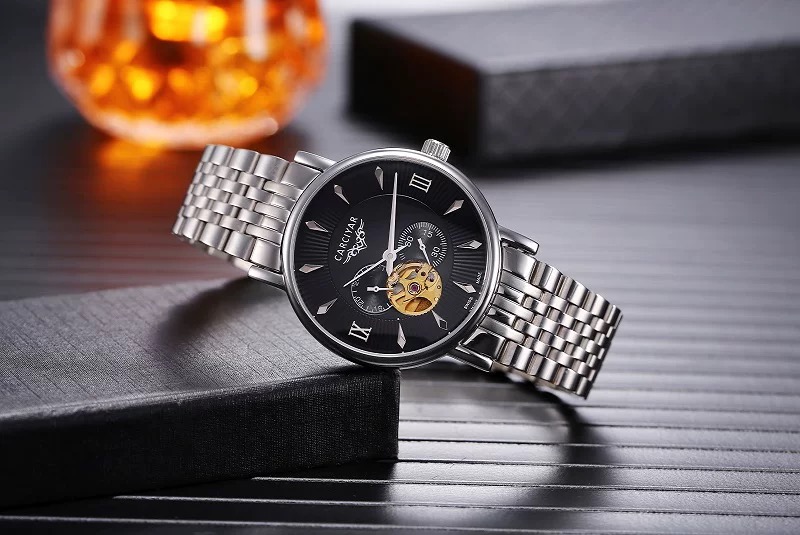 CARCIYAR Men's Automatic Mecha - Stainless Bracelet Diver ulasan dan harga