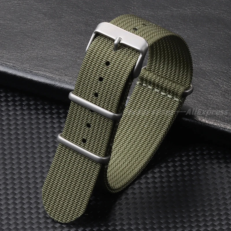 Ribbed Nylon Watch Strap 18mm  - Nato Strap Nylon ulasan dan harga