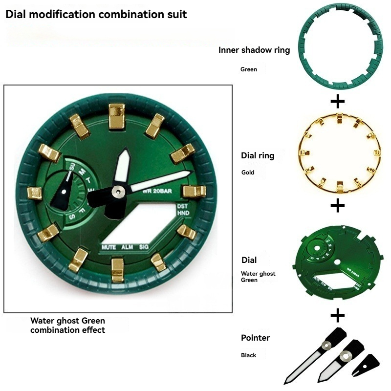 GA2100 Combination suit MOD Ki - Casio Watch G-Shock Ga-2100 ulasan dan harga