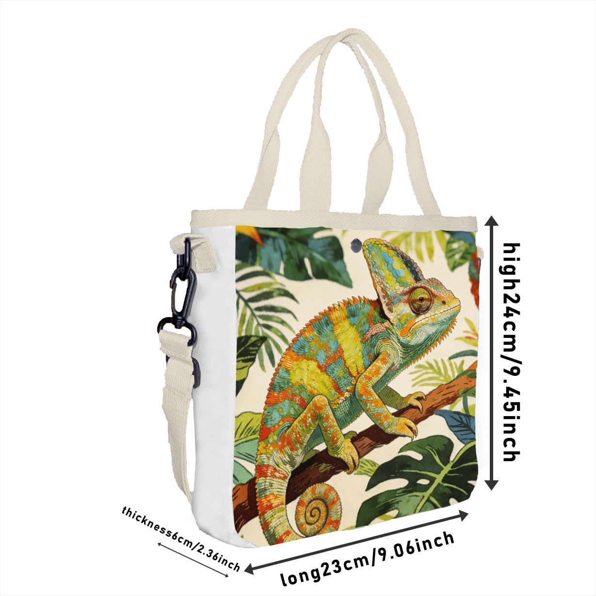 Vintage Botanical Chameleon To - Tropic Strap Vintage ulasan dan harga
